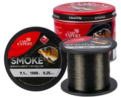 Carp Expert Smoke 1000 M Monofilament Rood 0.200 mm
