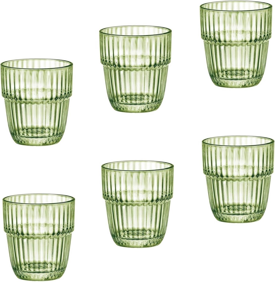 Glazen Set Rocks Groen 30,5 cl - 6 Stuks