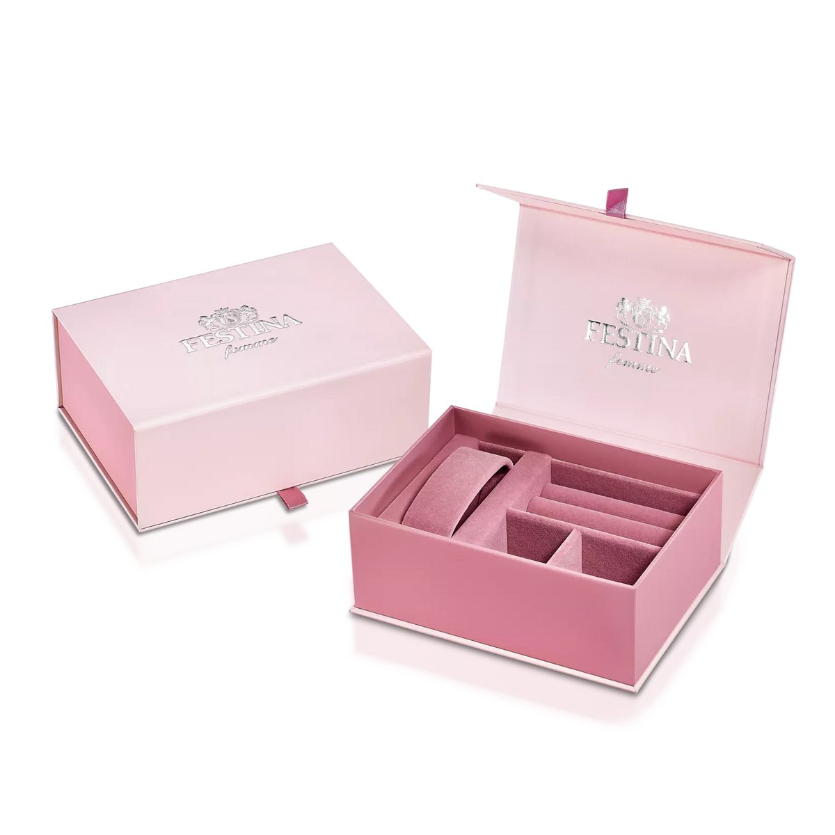 FESTINA DAMES ROOS CERAMIC KERAMIEK HORLOGE ARMBAND F20751-2