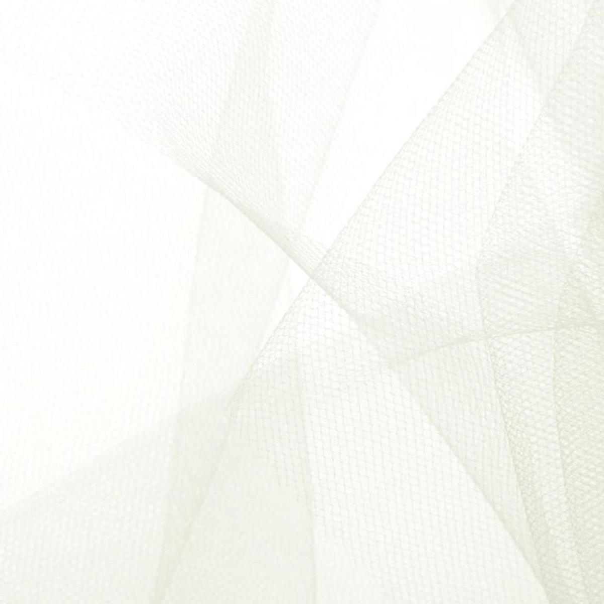 Tule rol tafelloper in crème 30cm x 9m
