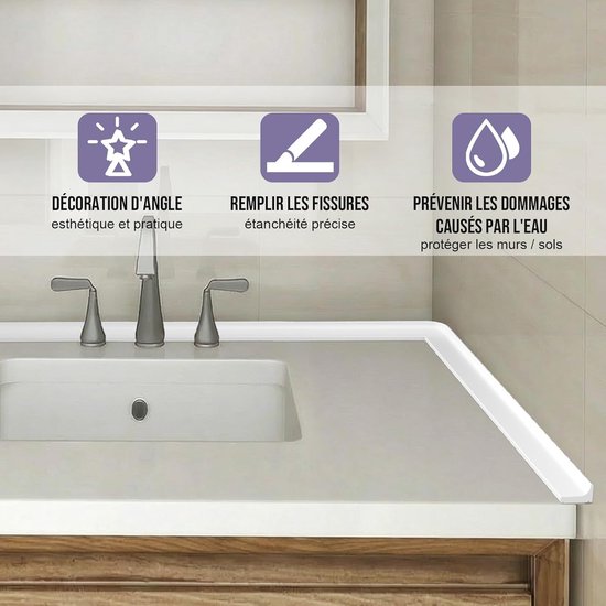 Siliconen waterretentieafdichtingsstrip voor badkamer- en