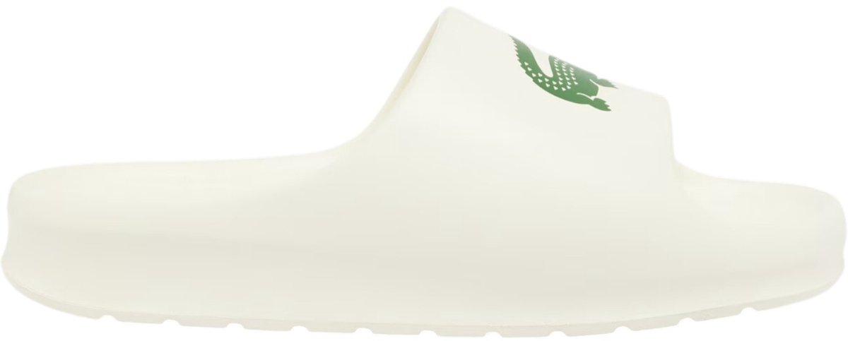 Lacoste Heren Slipper CMA0022/1Y5 Serve Slide 2.0 Wit