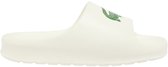 Lacoste Heren Slipper Wit CMA0022/1Y5 Serve Slide 2.0
