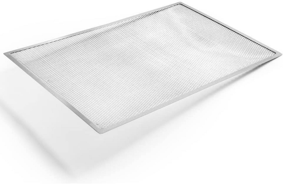 Ronde Pizzarooster 60x40cm met Draadstructuur voor Uniform Bakken