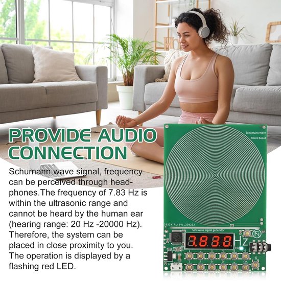 Schumann Resonantie Generator 7,83 Hz voor Slaap en Ontspanning — afbeelding 2