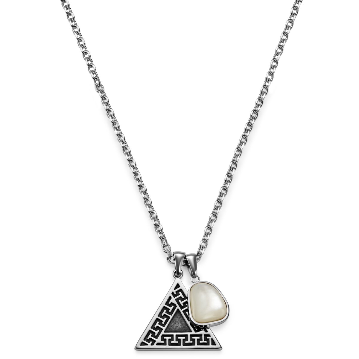 Atlantis | Paarlemoeren & Driehoekige Dubbele Hangerketting