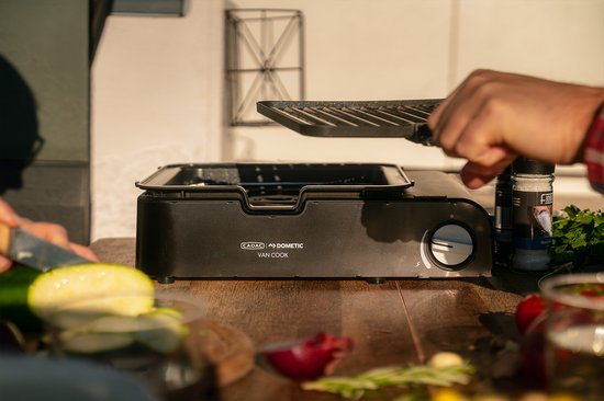 CADAC Dometic - Van Cook BBQ Rooster - Met afneembare handgreep en GreenGrill coating, een keramische, PFAS-vrije coating van Cadac — afbeelding 2