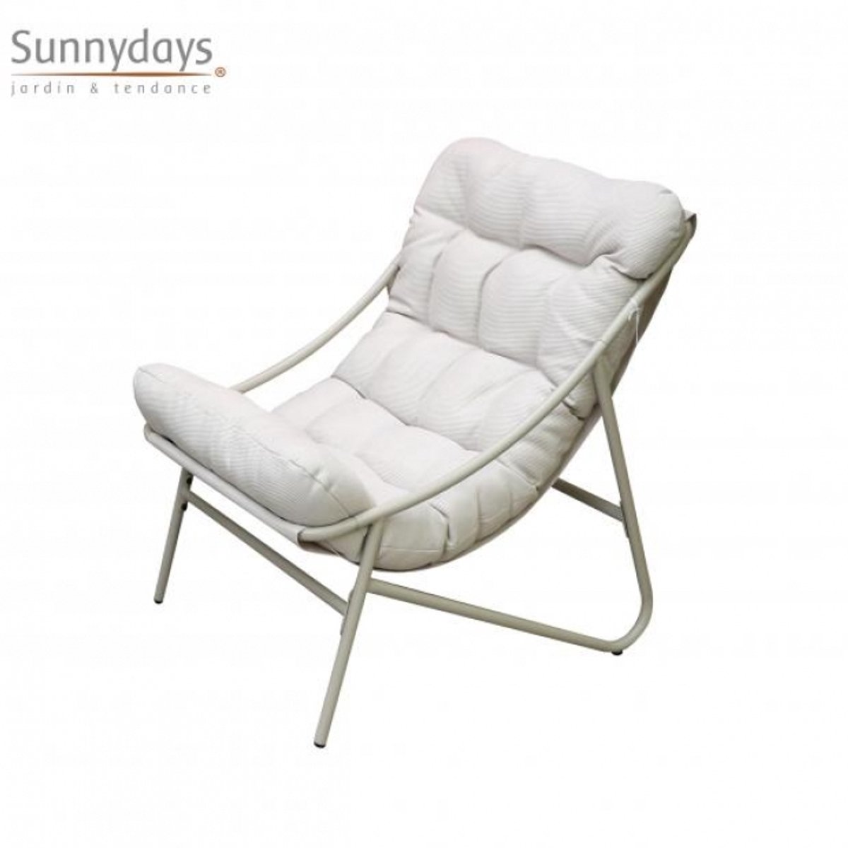 Leunstoel "CHILL" met kussen 65,5 × D85 × H95 cm