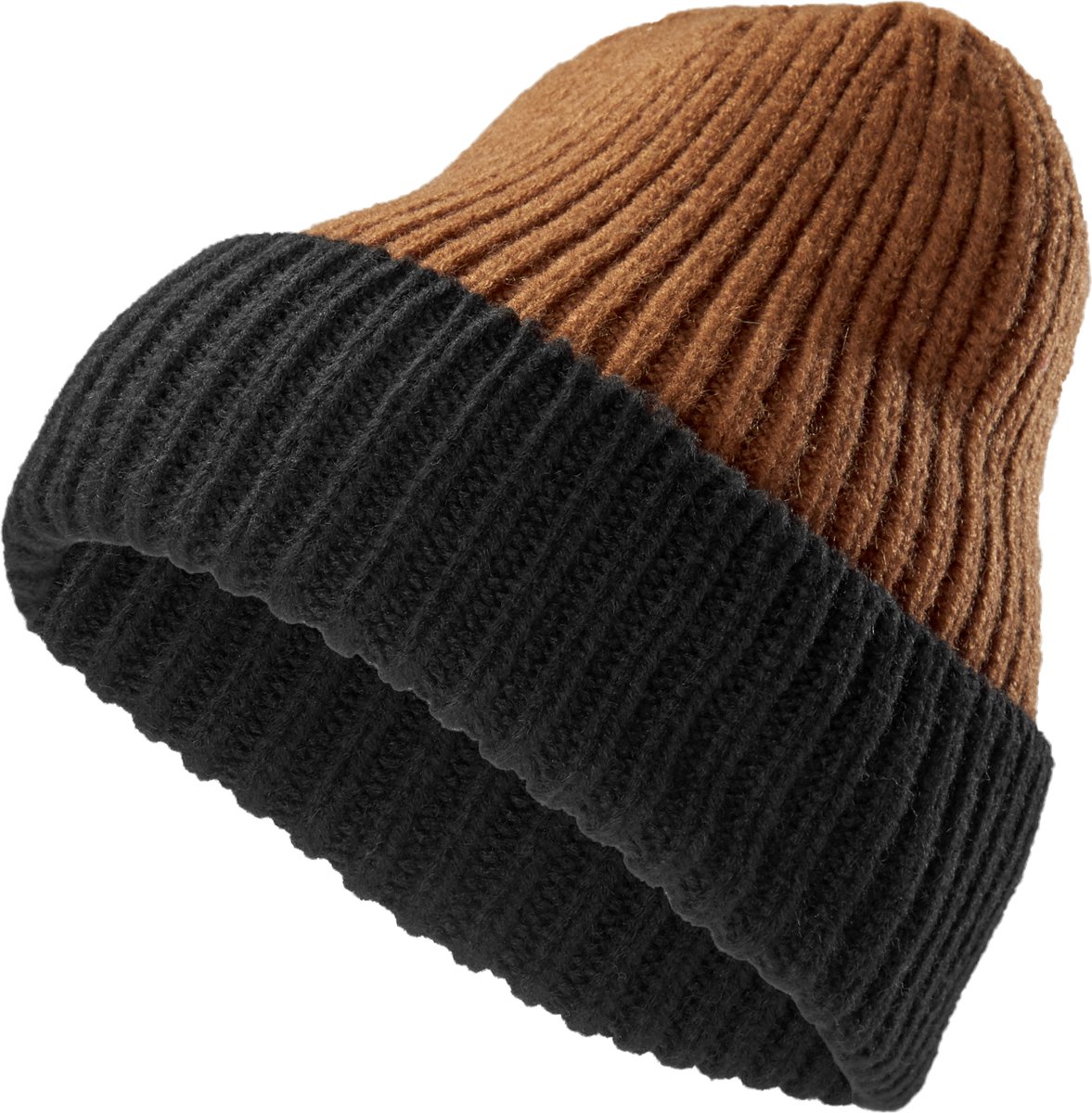 Frencis Zwarte & Bruine Montagna Beanie