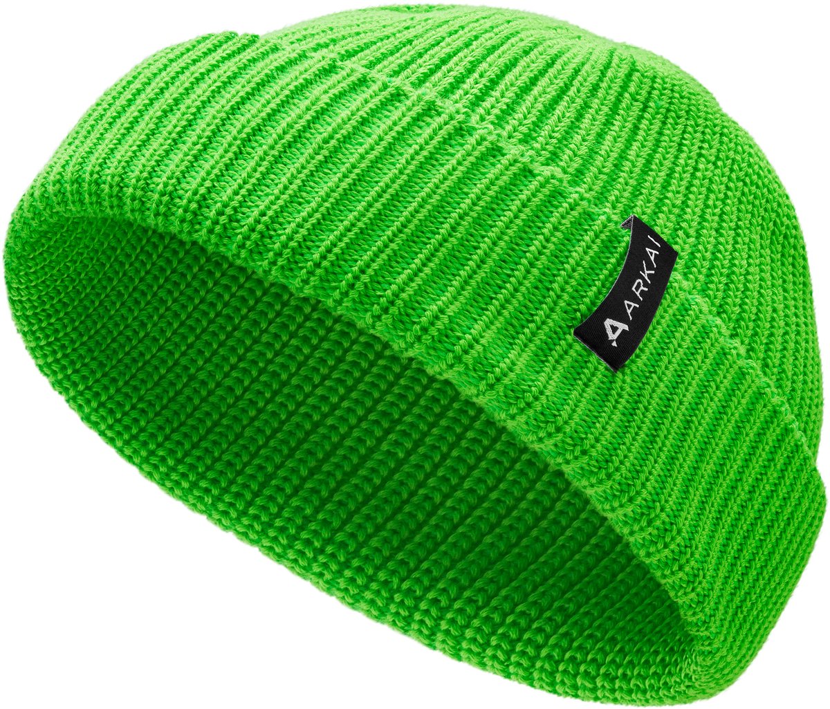 Nordic | Groene Beanie in Zeemansstijl van Polyester
