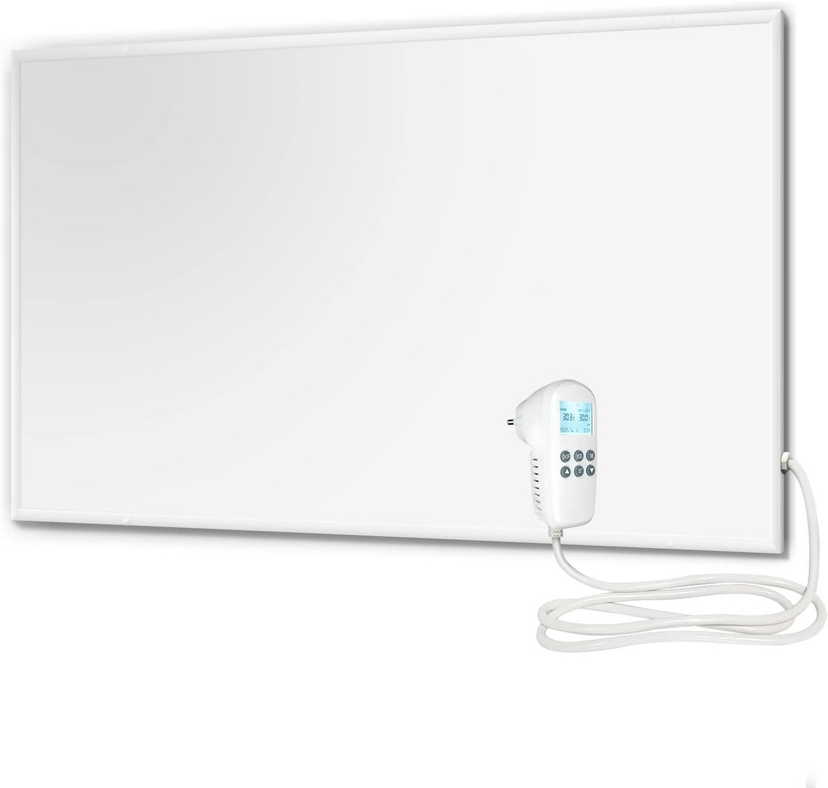 Efficiënt Infrarood Verwarmingspaneel 850W met Thermostaat - Wandmontage & Oververhittingsbeveiliging