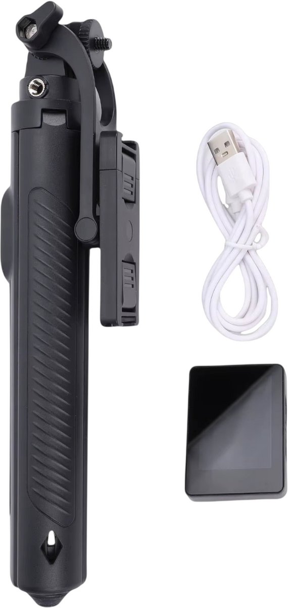 Draadloze Selfie Stick met Tripod en Bluetooth – 1,65 m Uitschuifbaar Smartphone Statief voor Selfies, Vloggen, Reizen en Video Opnames