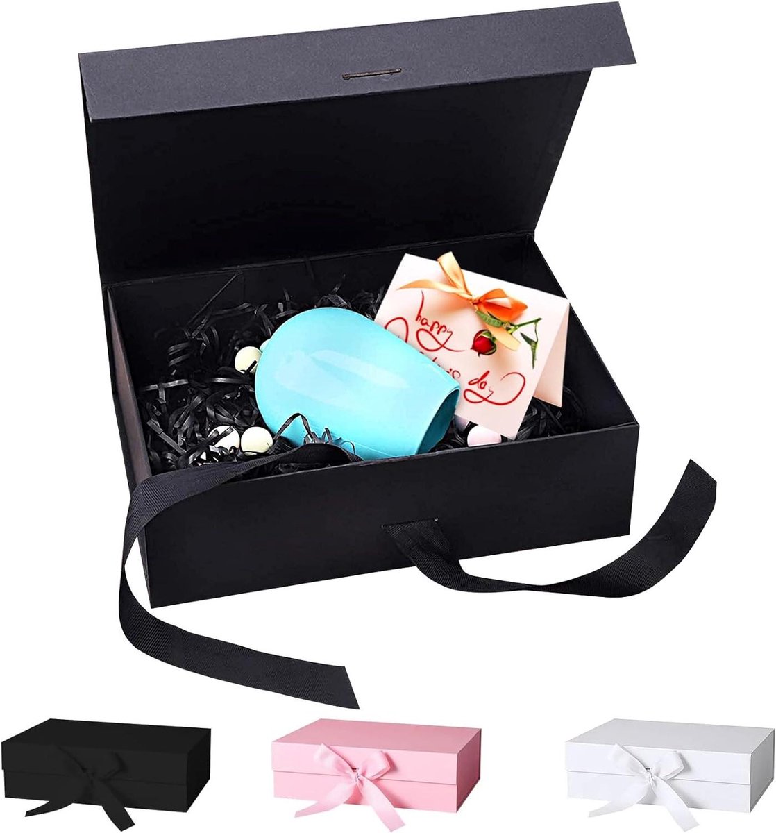 Luxe geschenkverpakking met magnetische sluiting - chique design, ideaal voor cadeaus - 21 x 17 x 7 cm