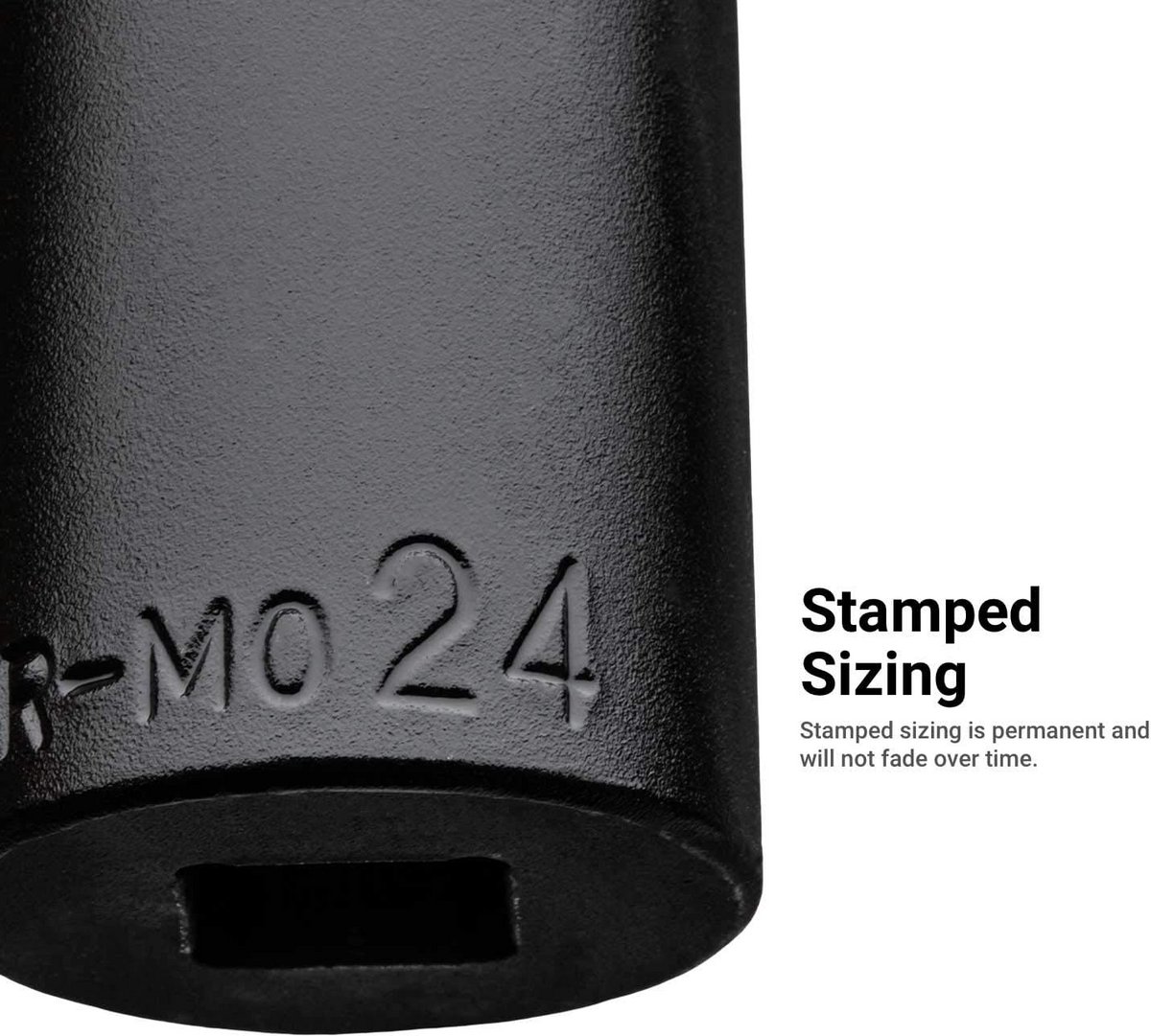 Slagsleuteldoppenset 3/8 inch Ondiep Metrisch 15-Delig Staal