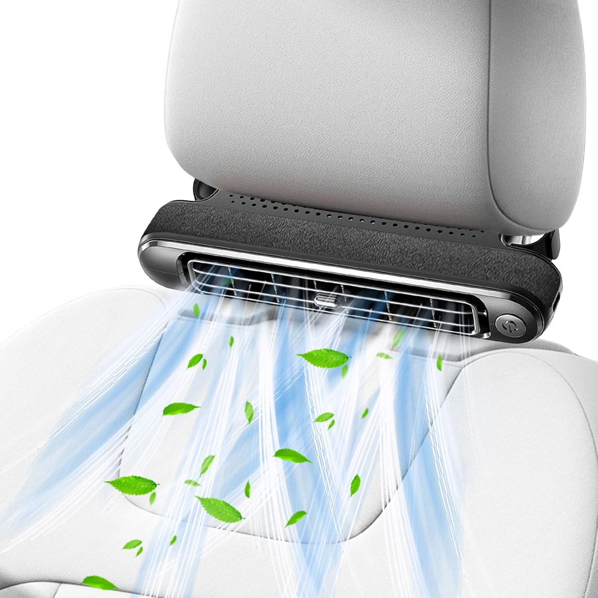 Draagbare autostoelkoelventilator – USB, 3 standen, geschikt voor alle voertuigen