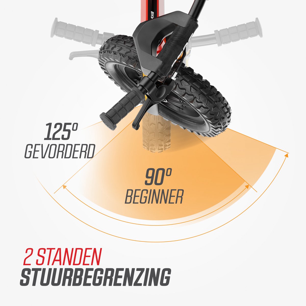 BERG Biky Cross Red Loopfiets - 12 inch - Met handrem thumbnail 4