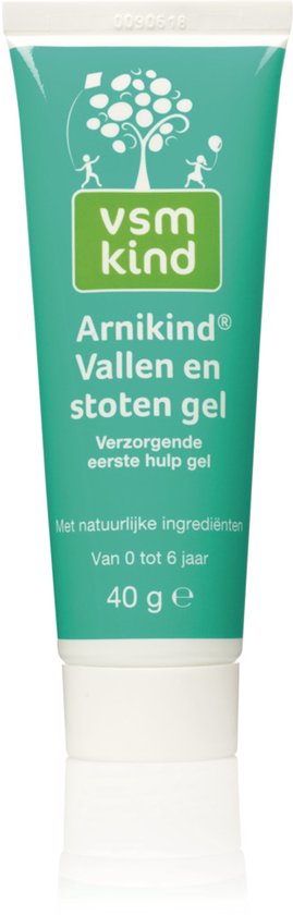 VSM Kind Arnikind Vallen en stoten gel, verzorgende eerste hulp gel met natuurlijke ingrediënten, van 0 tot 6 jaar, 40g.