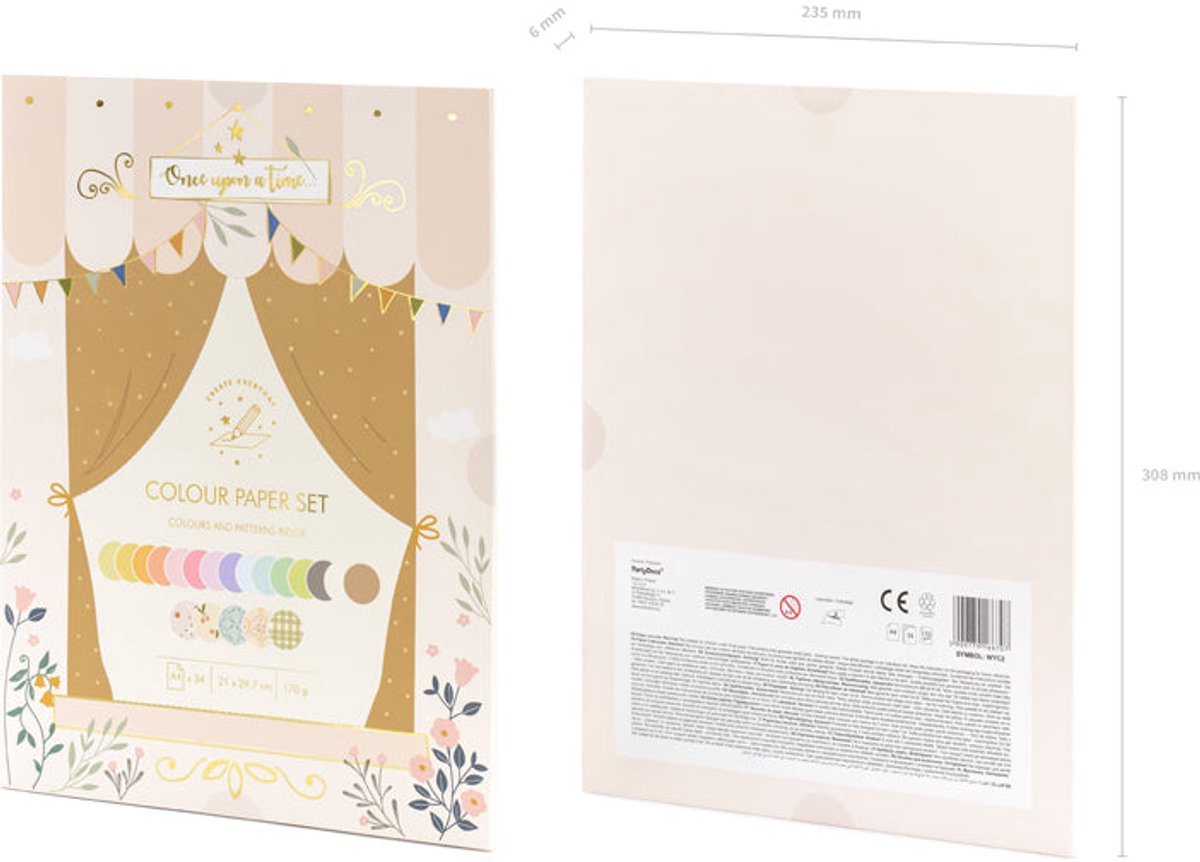 Gekleurd Knutselpapier Pastel (34 vellen) — cadeau in Hobby - foto 6