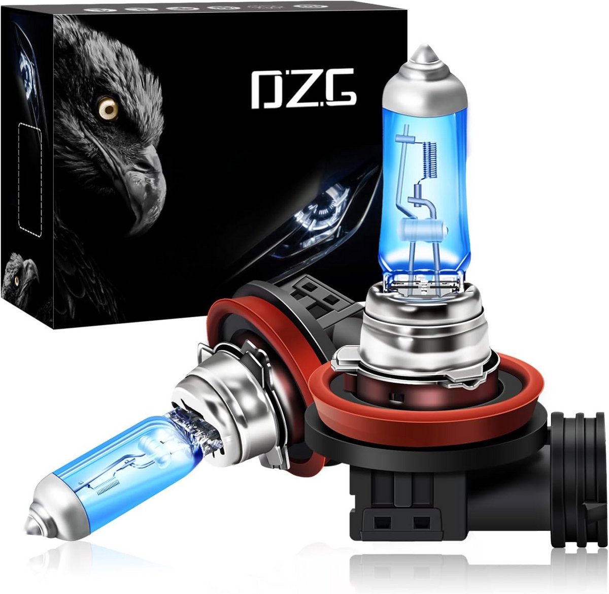 Set van 2 Super Witte H8 Halogeenlampen 12V 35W voor 5500K Helderheid Fog Light en Dagrijverlichting