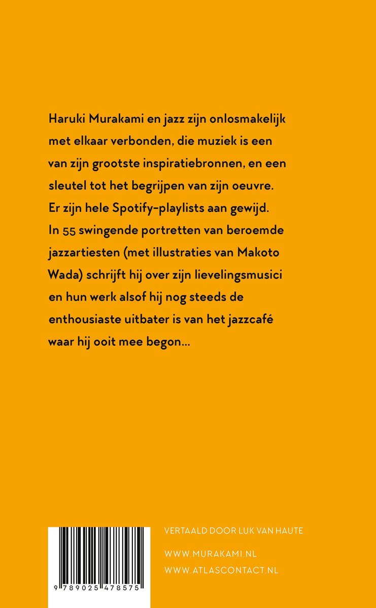 Jazzportretten, Haruki Murakami | 9789025478575 | Boeken | bol