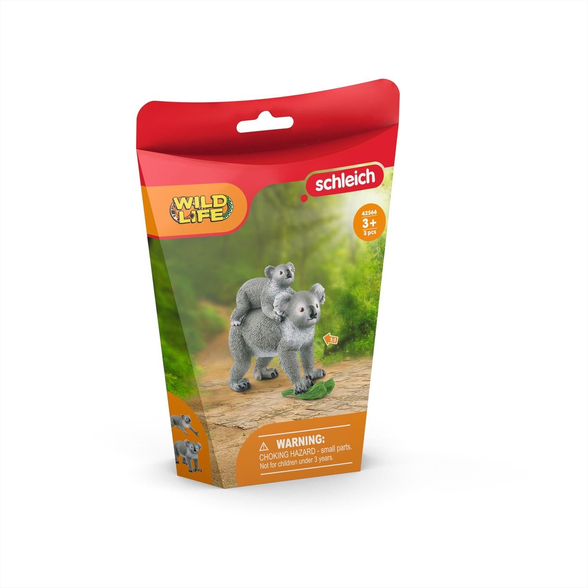 schleich WILD LIFE - Koala Moeder en Baby - Speelfigurenset - Kinderspeelgoed voor Jongens en Meisjes - 3 tot 8 jaar - 42566 — afbeelding 6