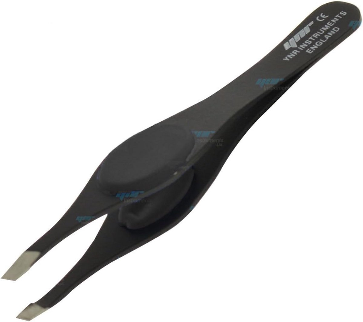 Professionele Wenkbrauwpincet met Rubber Grip voor Precisie Haren Verwijderen