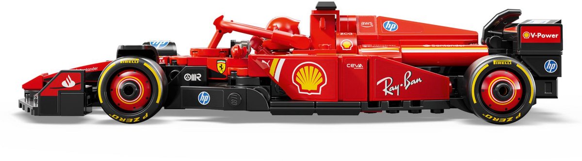 LEGO Speed Champions Ferrari SF-24 F1 Racewagen Set - 77242 — afbeelding 12