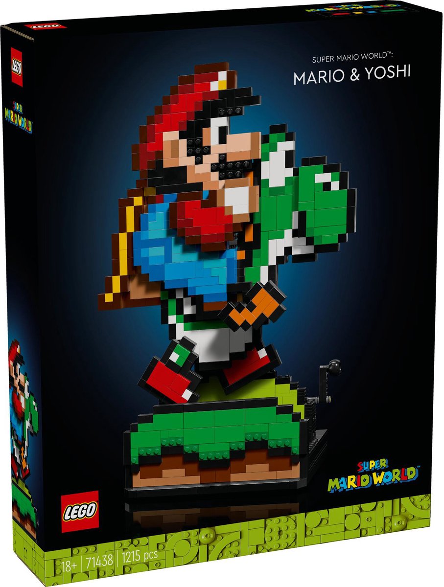 Bol.com LEGO Super Mario World - Mario en Yoshi - 71438 aanbieding