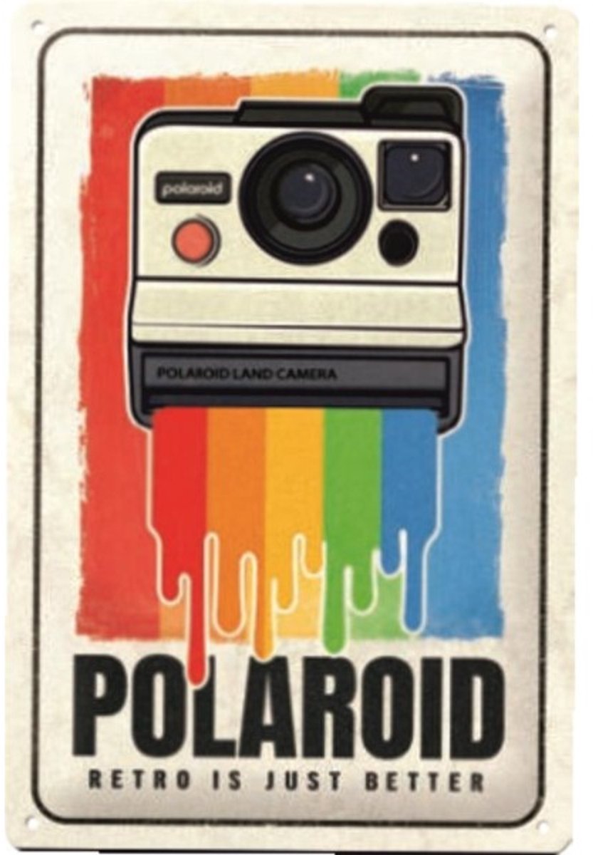 Wandbord - Polaroid - Retro Is Just Better