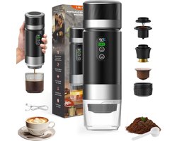 Draagbare Mini Koffiezetapparaat op Batterij voor Auto en Camping - 90 ml - 3-in-1 Espresso