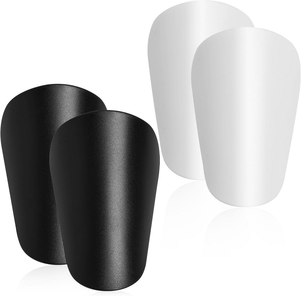 4 Stuks Mini Scheenbeschermers Set Lichtgewicht Zakbal Bescherming Zwart Wit