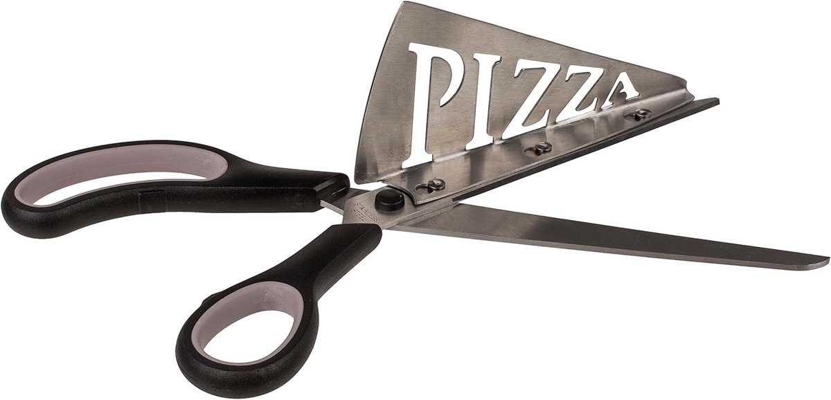 Famanu – Pizzaschaar met serveerfunctie, roestvrij staal, vaatwasmachinebestendig