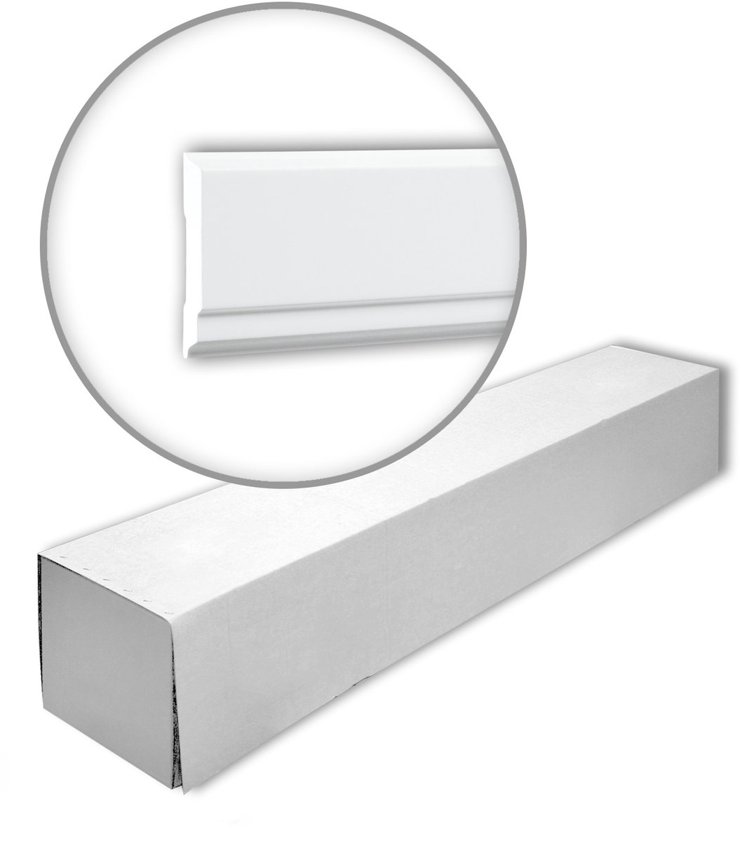 Profhome 151343 1 doos 12 stukken Wandlijst 24 m