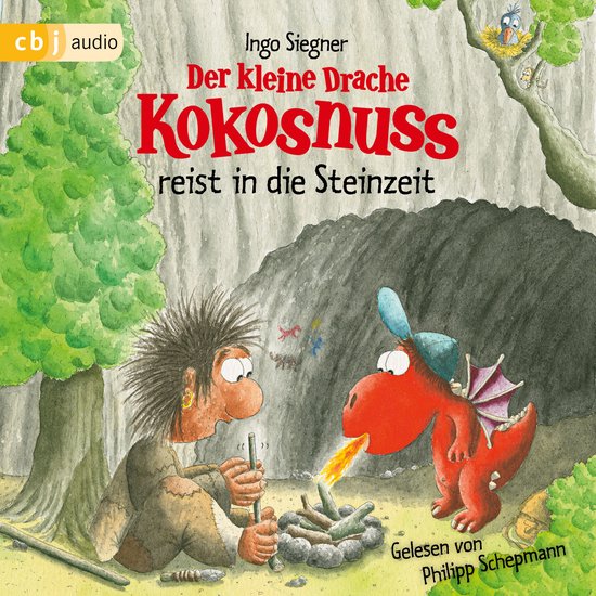 Der kleine Drache Kokosnuss reist in die Steinzeit - cover