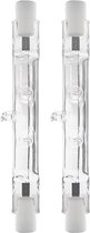 Modee Halogeenlamp R7s - 120W 2700K 2250 LM 230V - Staaflamp - 78mm - Warm Wit - 2 stuks