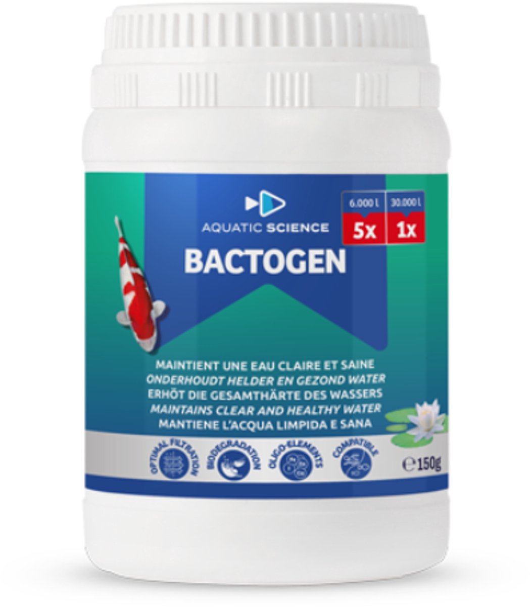 Aquatic Science - Ichipond - Bactogen 6m³ - 150 g voor 6000 liter water
