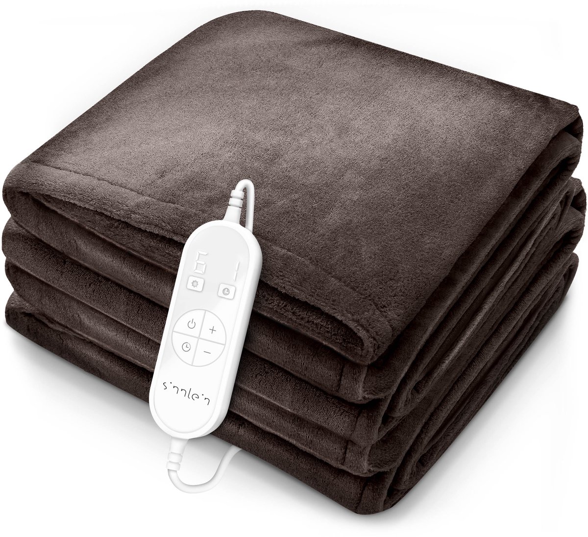 DWD Warmtedeken Pluche 180x130 cm met Automatische Uitschakeling - DWD-Company GmbH & Co. KG - €49,90