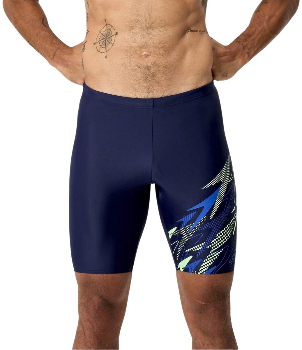 Speedo Medley Logo Jammer Heren Sportzwembroek - Marine/Blauw — afbeelding 16