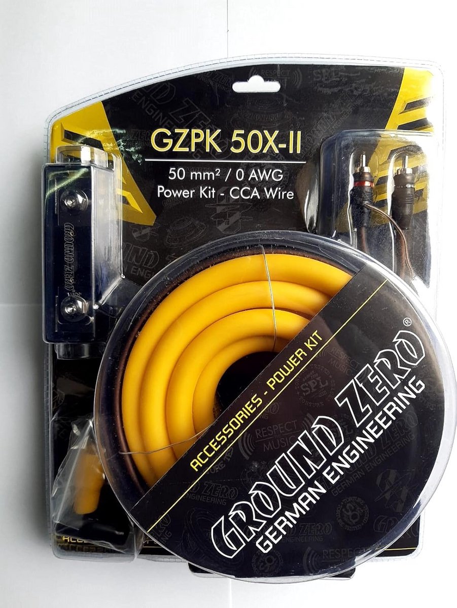 Kabelset 50mm² voor Audio Installatie - Complete Set