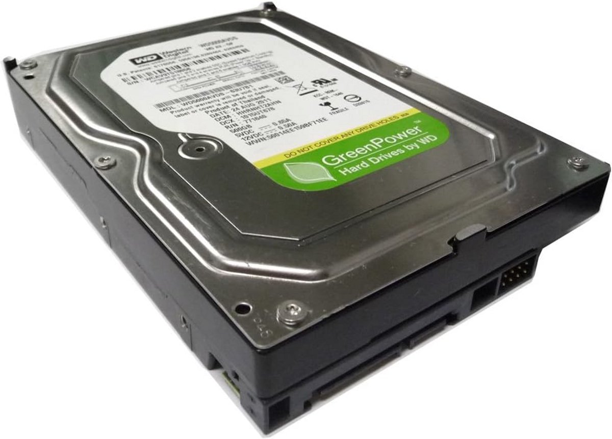 Interne Harde Schijf 500 GB 3,5 inch voor Continu Gebruik en Videostreaming