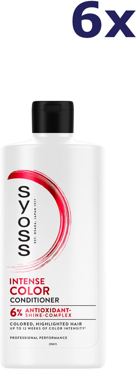 Syoss Conditioner Intense Color - 6 x 440 ml - Voordeelverpakking