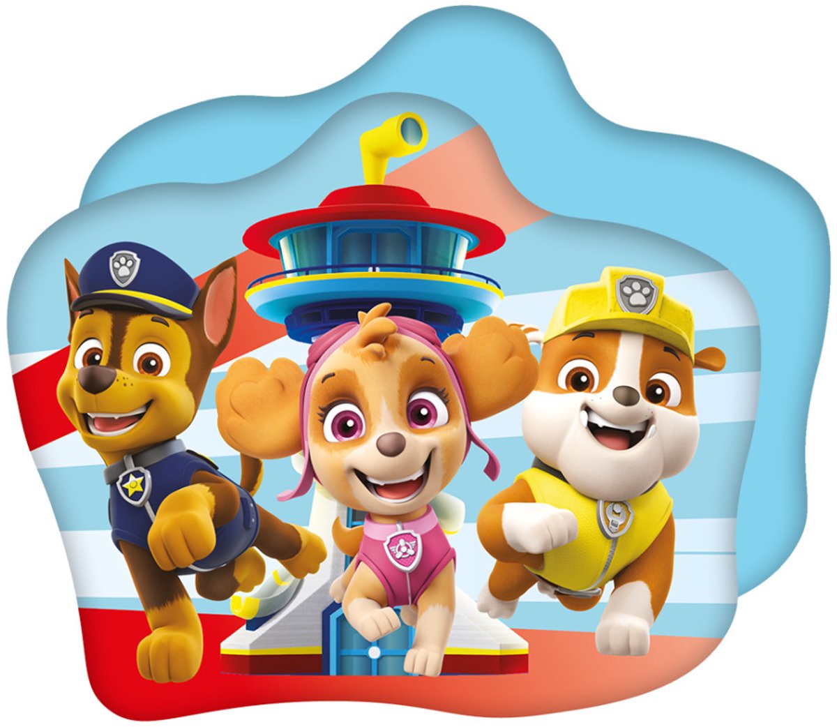 PAW Patrol Toren sierkussen 35x28 cm fluweel Multicolor