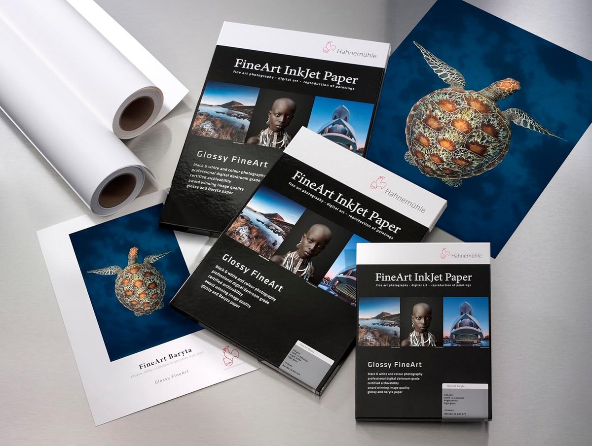 Fotopapier Baryta Matwit 325 g/m² DIN A3+ voor Digitale FineArt Prints