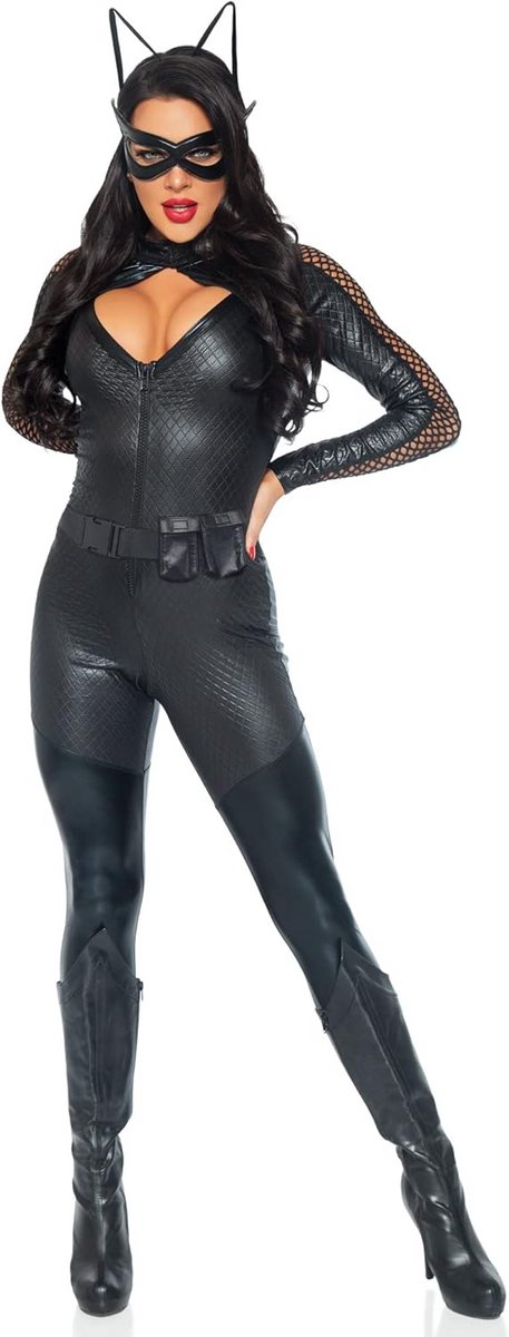 Sexy Katten Kostuum voor Dames - Luxe Carnavalsoutfit