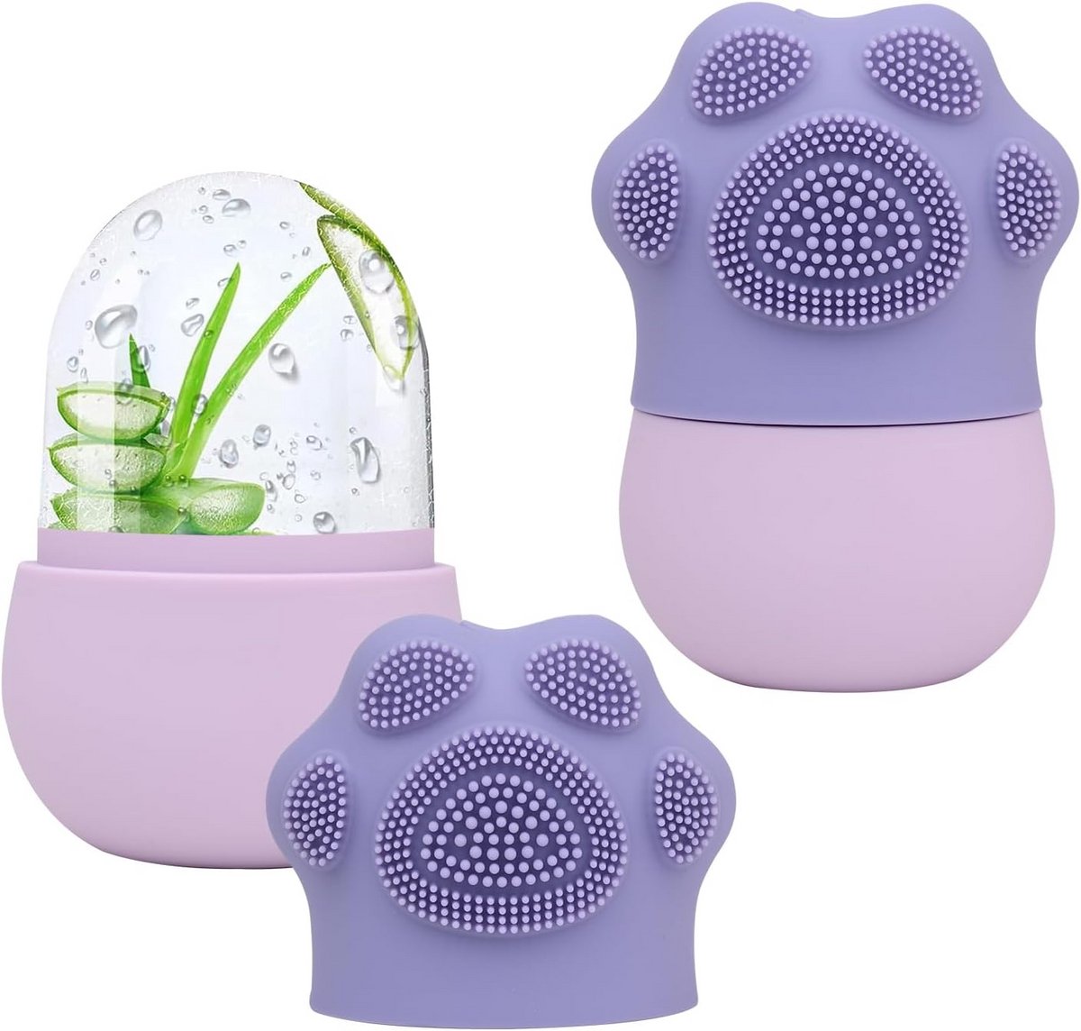 Gezichtsroller IJs Koud Therapie Massage Tools in Kattenpoot Design