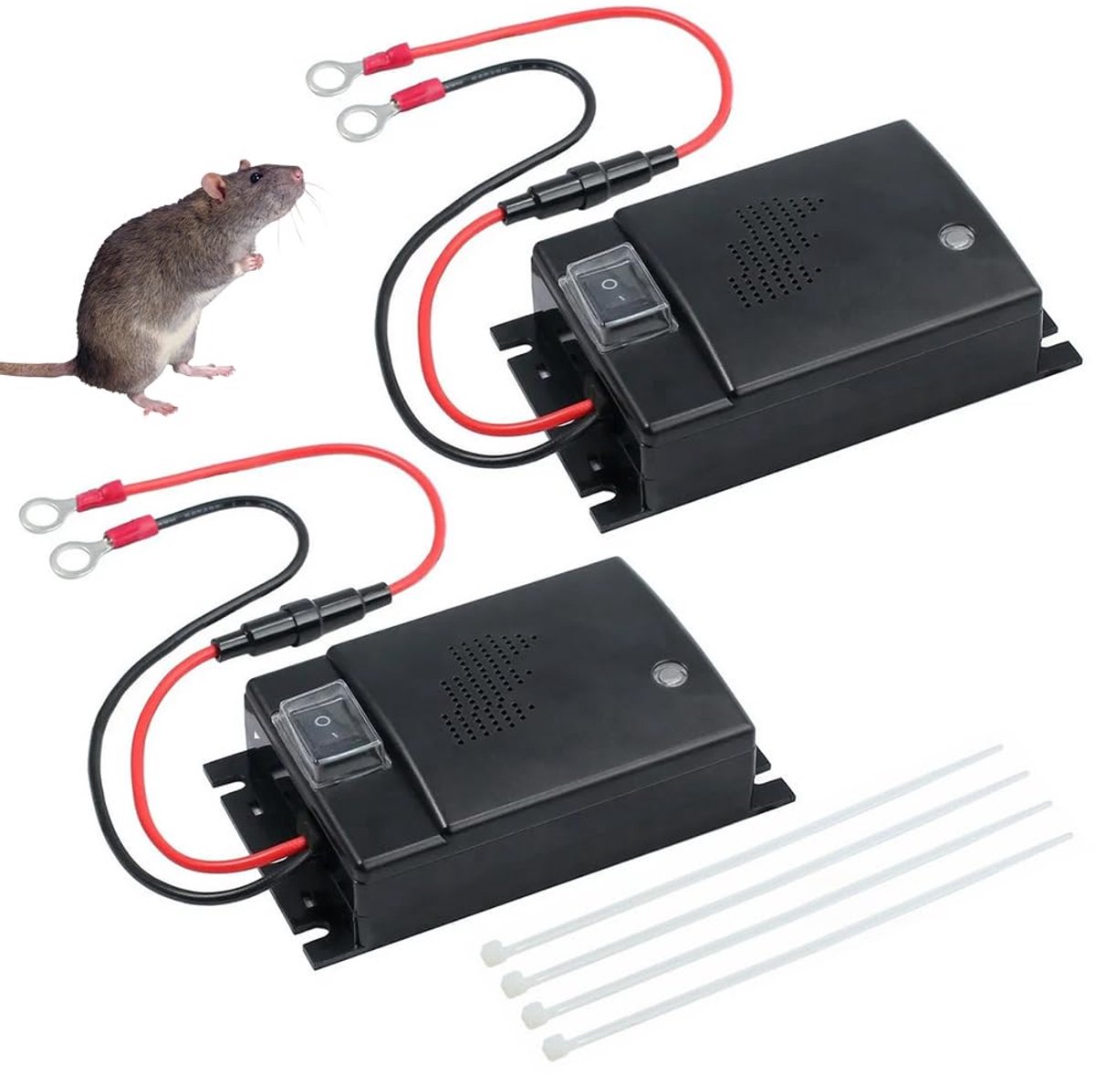 Martensafschrikmiddel voor Auto - Ultrasone Geluidstechnologie - 12V Aansluiting
