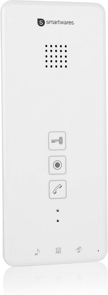 2-Draads Intercom Set met 4 Binnenunits en Verlichte Drukker