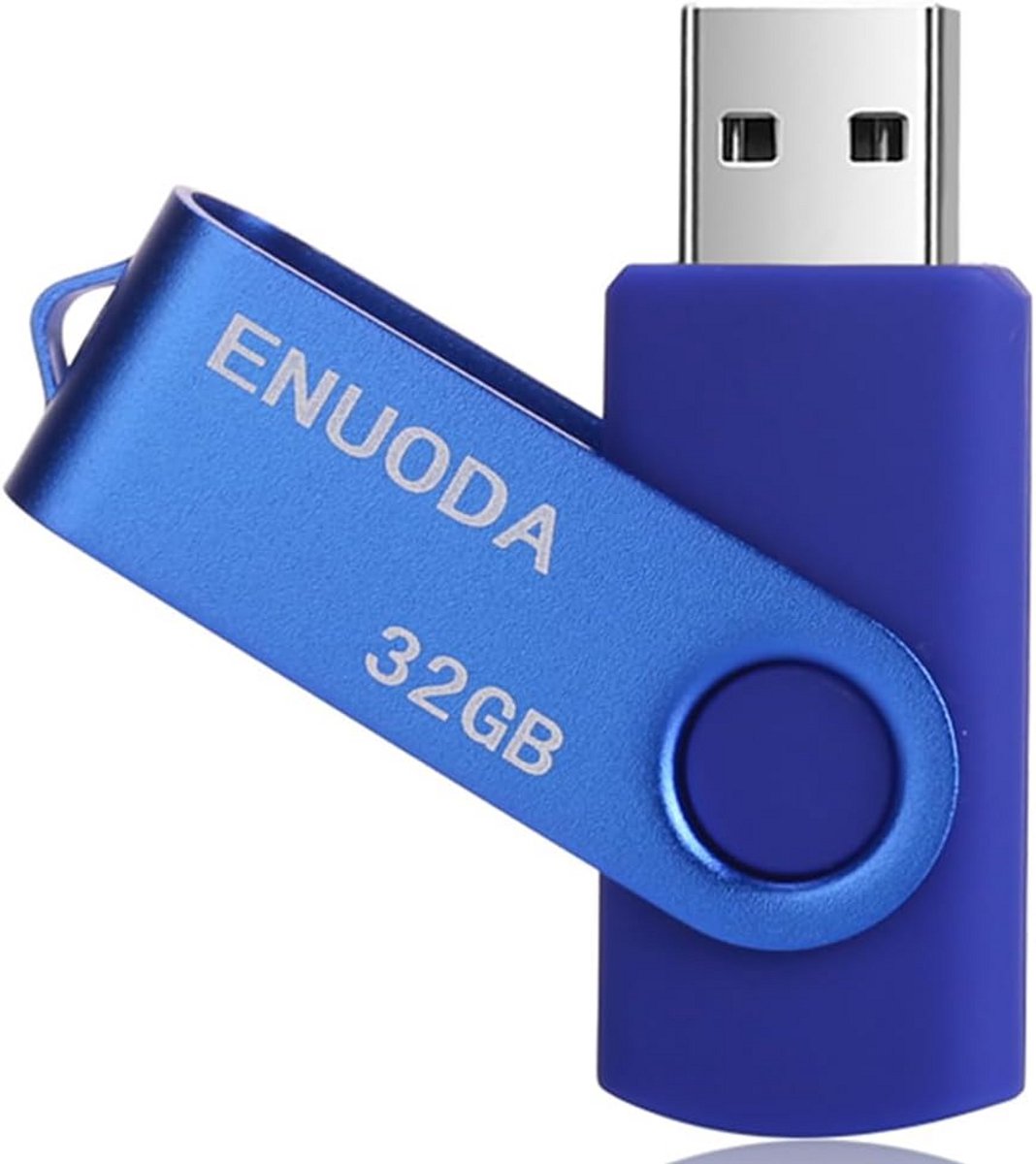 32GB USB 2.0 Stick Hoge Snelheid Geheugenstick Blauw Plug and Play