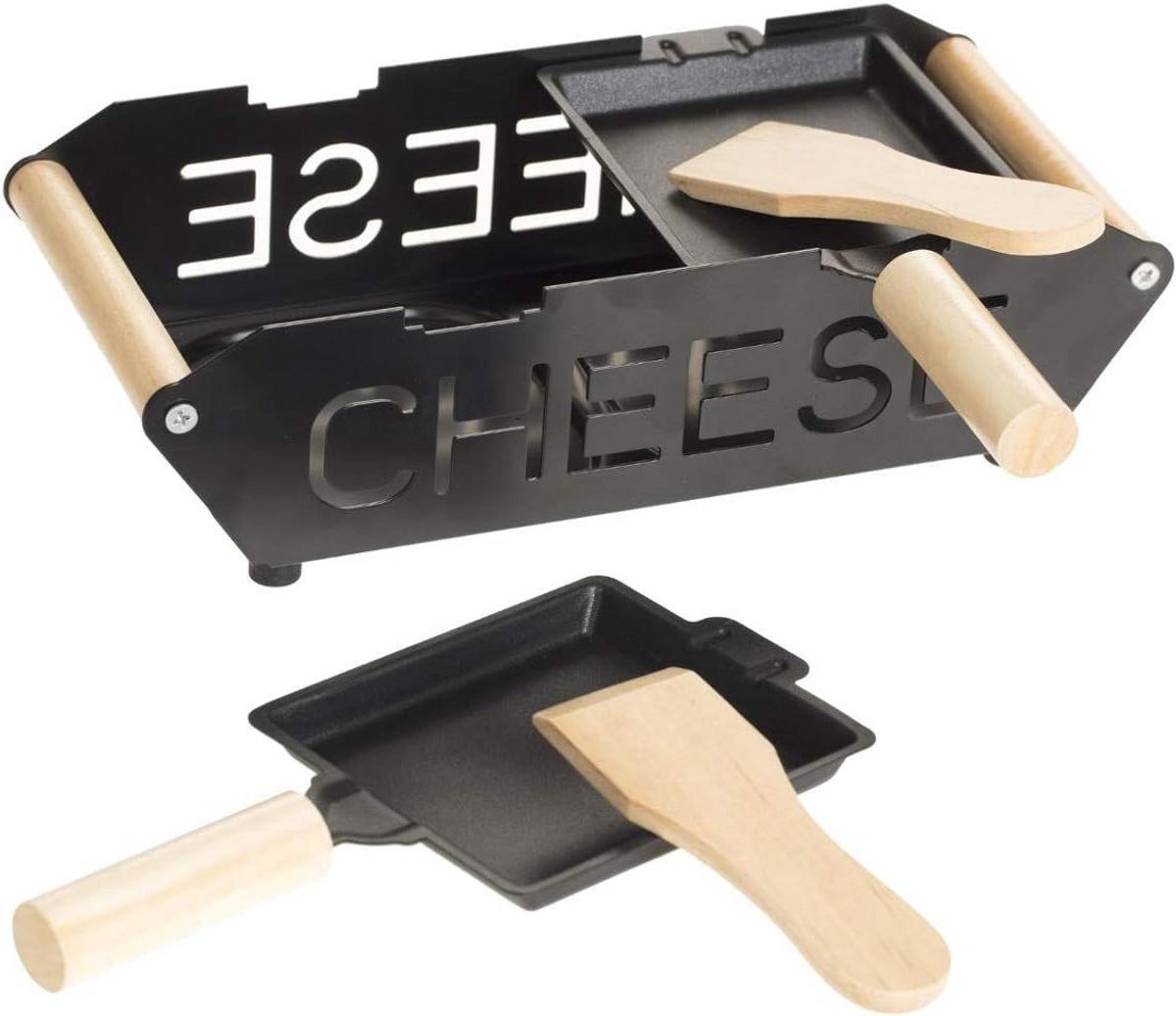 Raclette voor 2 personen, Compact en Draagbaar Kaas Smelten