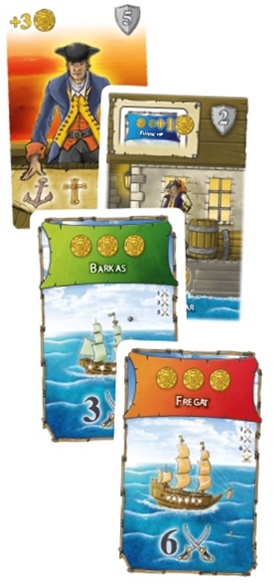999 Games - Port Royal - Kaartspel - Snel & Uitdagend - Gezelschapsspel - Actiespel - Klein cadeautje — afbeelding 4
